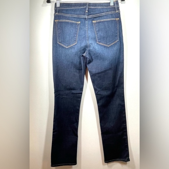 NWOT FRAME Jeans Women’s Size 25 LE HIGH STRAIGHT Blue Dark Wash - Picture 9 of 13